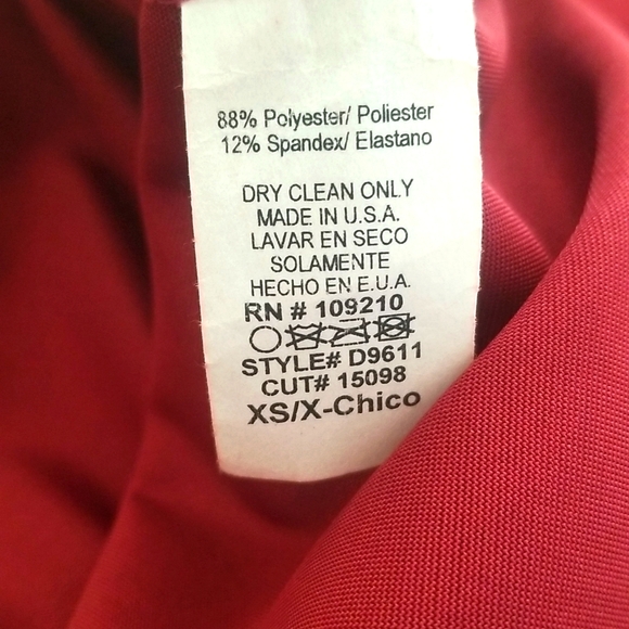 Windsor Women's Burgundy and Red Mermaid Gown XS - Picture 8 of 9